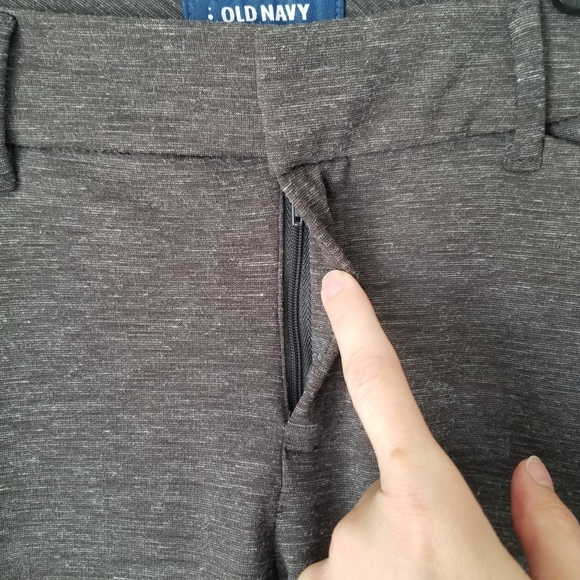 Old Navy Stretch Pixie Pants - Mid Rise - Gray - Women’s Size 8 - Picture 6 of 12